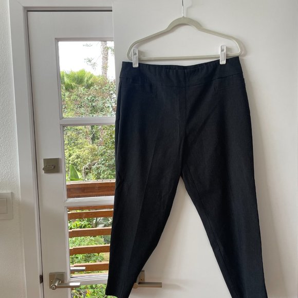 Renuar‎ Cigarette-Style Ankle Pants in Carbon, Size 14 - Picture 4 of 12
